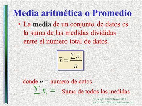 media aritmetica